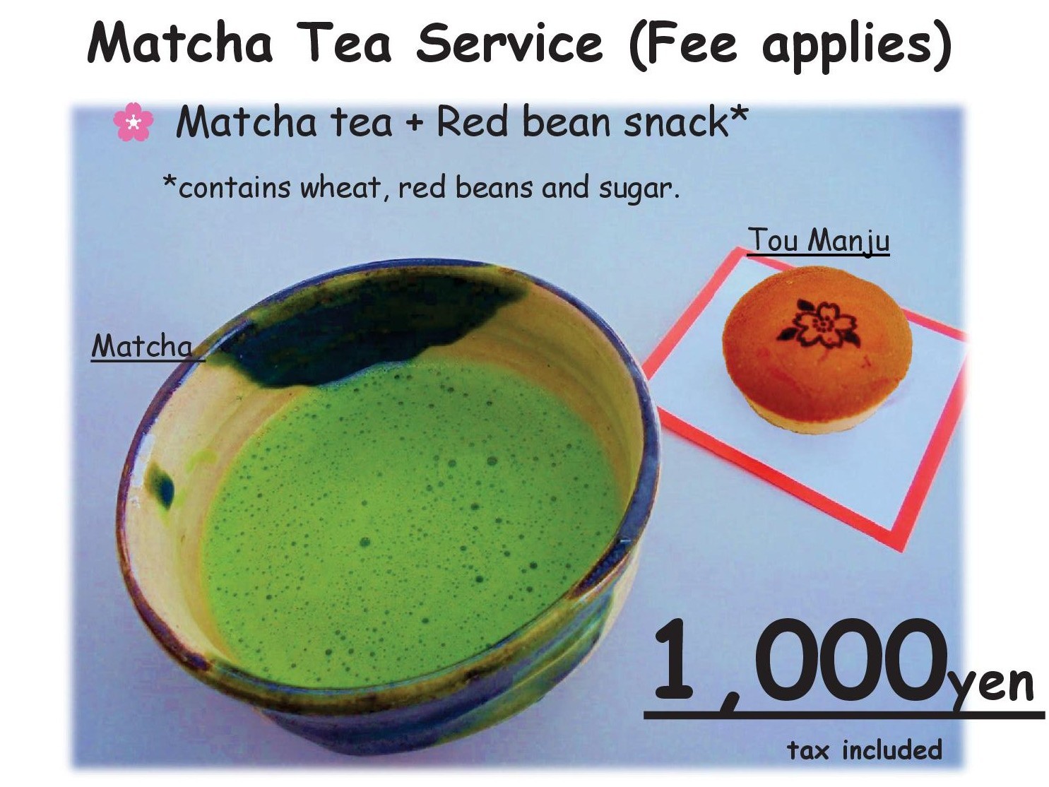 Matcha Tea Service